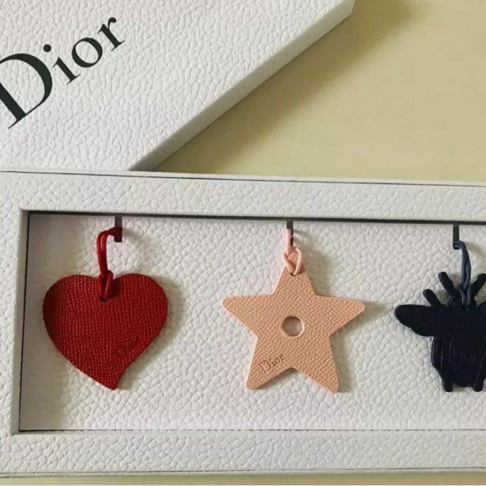 Dior Leather Charms Set authentic - Picture 1 of 4